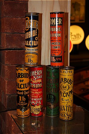 CARBIDE TINS - click to enlarge